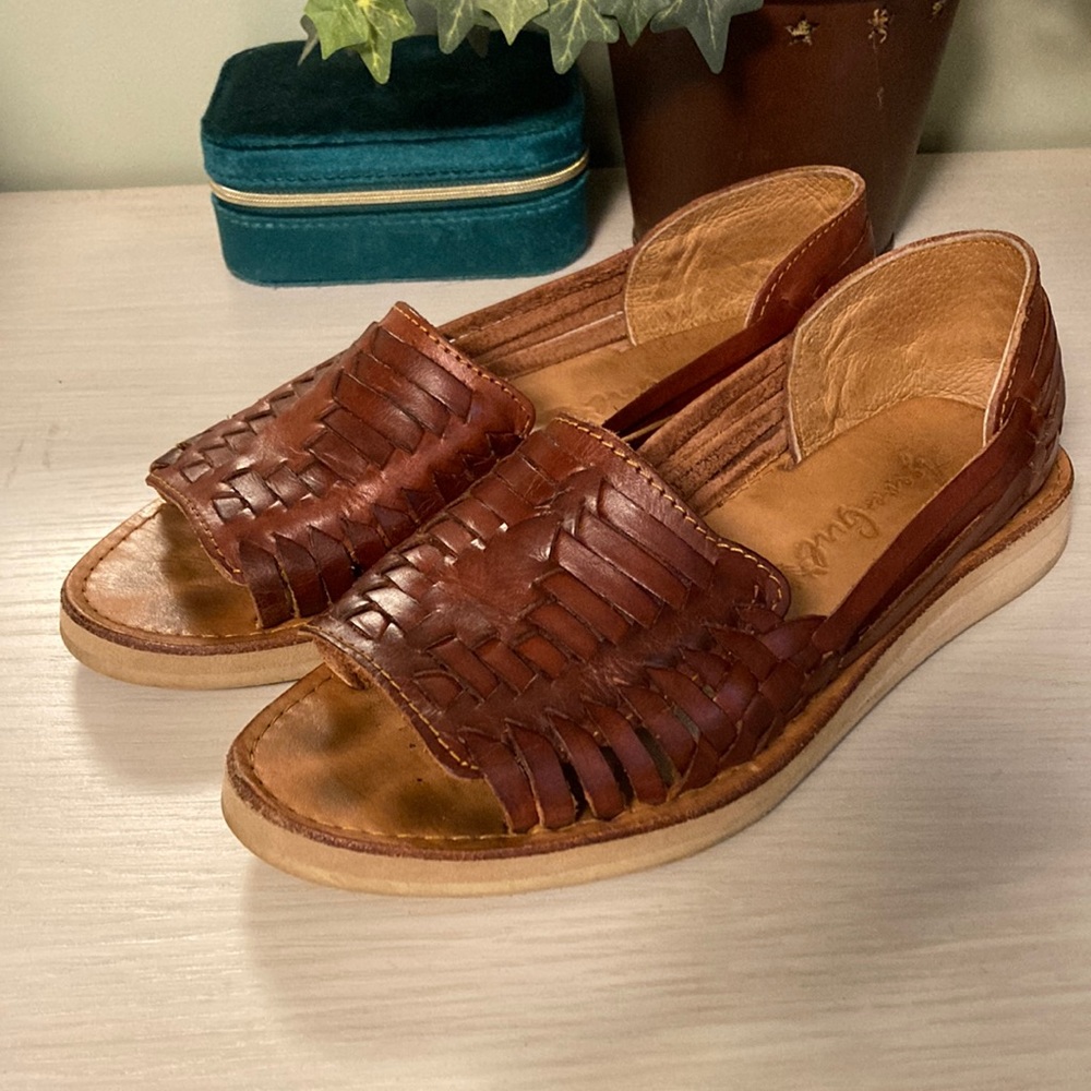 Authentic Leather Woven Huaraches